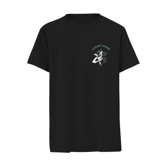 HOSTAGE Afterall Black T-Shirt Merchandise front