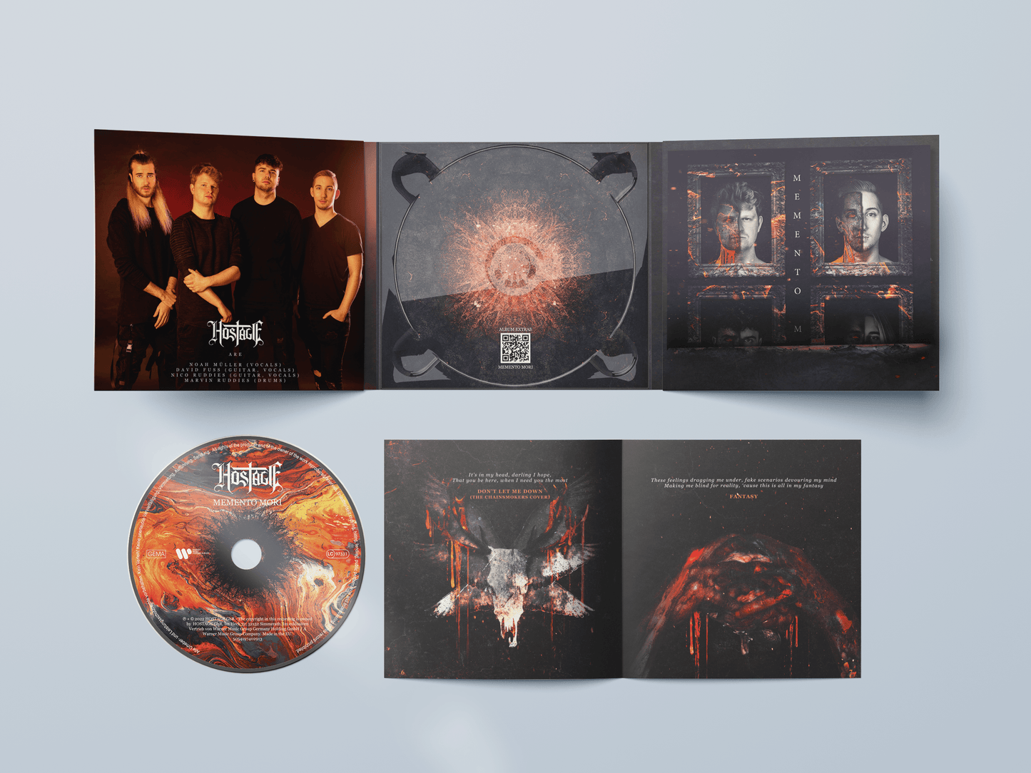 MEMENTO MORI CD DIGIPACK - HOSTAGE // Official Website