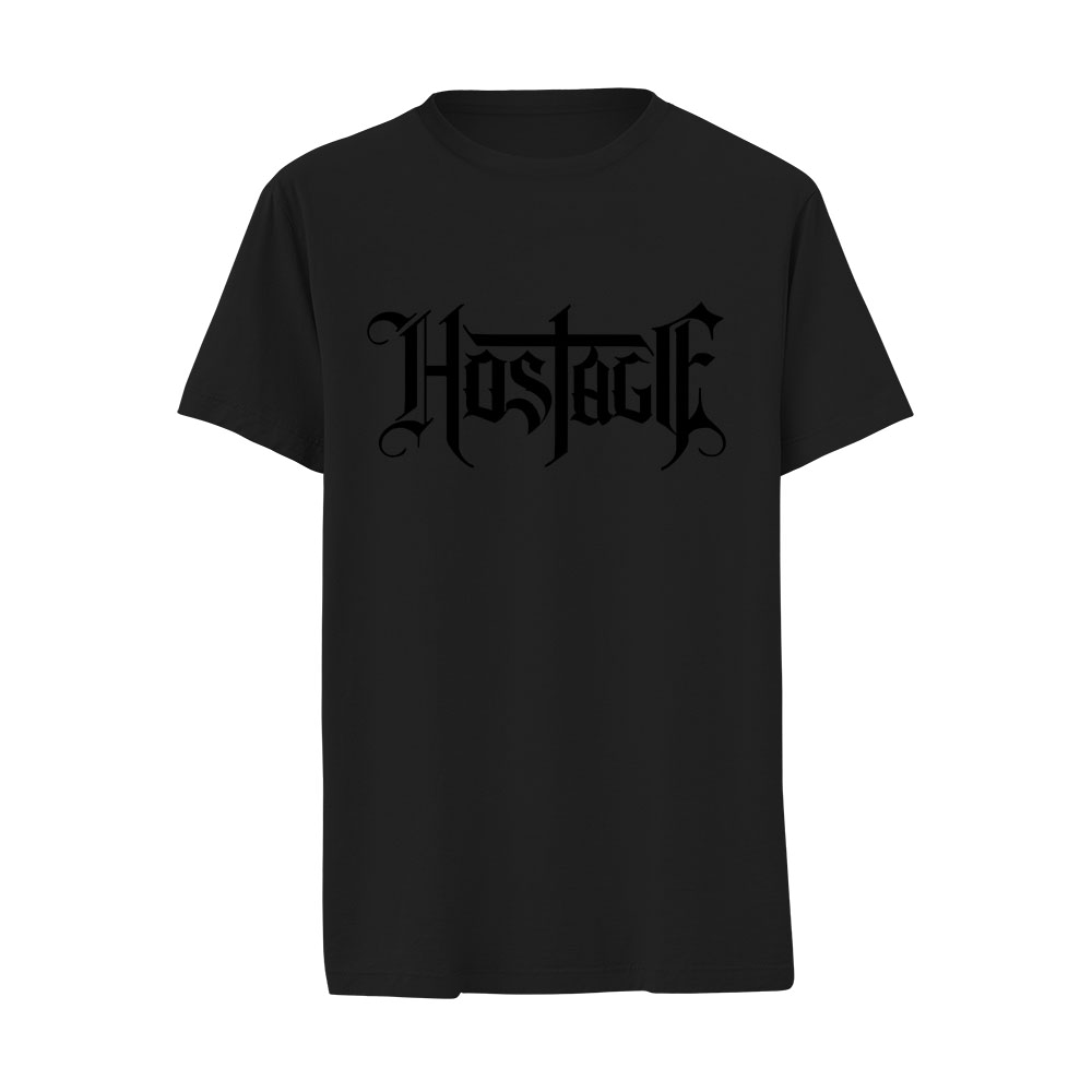 HOSTAGE LOGO T-SHIRT (BLACK)