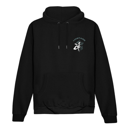 HOSTAGE Afterall Black Hoodie Merchandise front