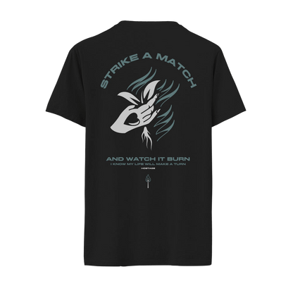 HOSTAGE Afterall Black T-Shirt Merchandise back