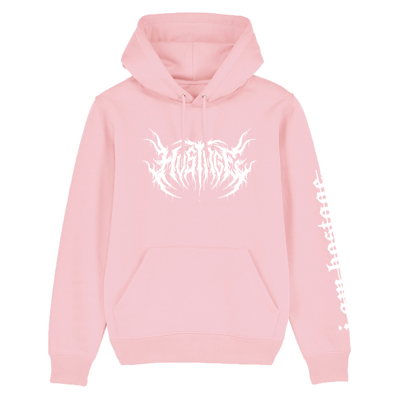 DEATHMETAL HOODIE (COTTON PINK)