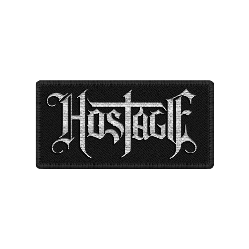 HOSTAGE Logo Black Patch Merchandise